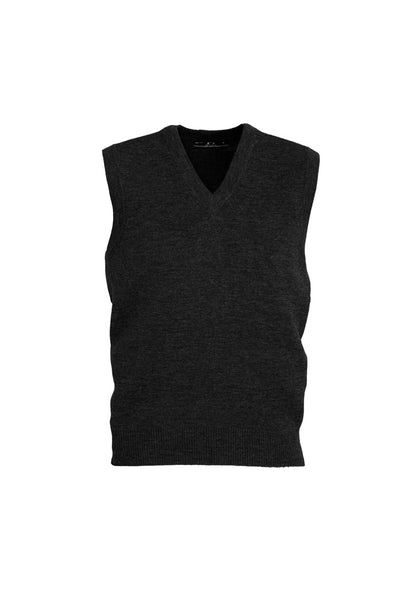 Mens Woolmix Knit Vest Navy