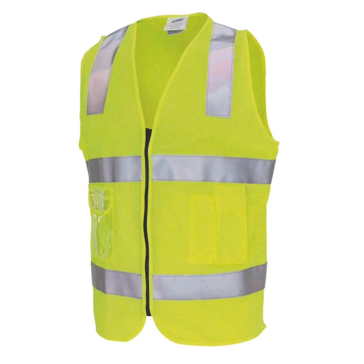 HiVis Day/Night Panel Safety Vest with Generic Reflective Tape