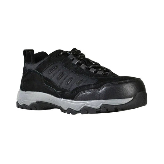 Bata Industrial Black Suede Lace-Up Safety Jogger