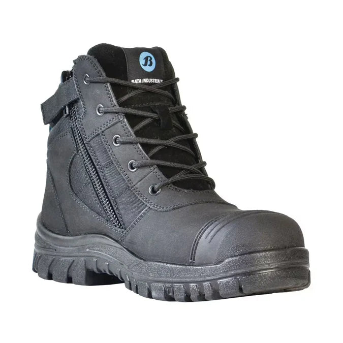 Bata Industrial Zippy Safety Boot Black