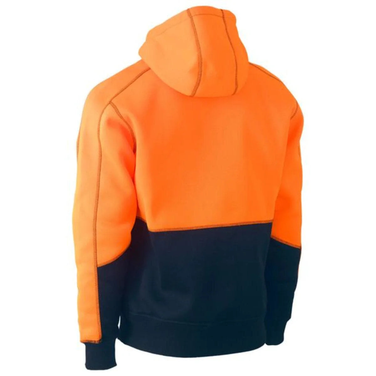 Bisley Hi Vis Fleece Hoodie Pullover