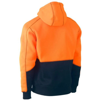 Bisley Hi Vis Fleece Hoodie Pullover