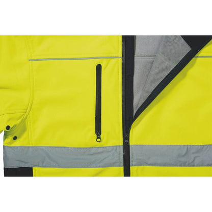 Bisley Taped Hi Vis Soft Shell Jacket