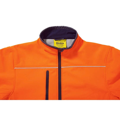 Bisley Taped Hi Vis Soft Shell Jacket