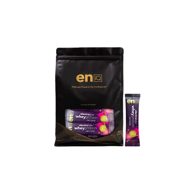 eniQ Electrolyte Whey Protein Isolate - Various Flavours (Pack of 24 or 1KG Tub)