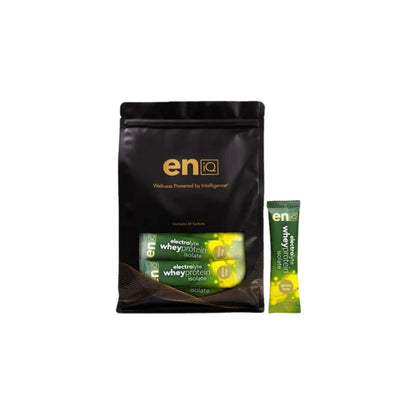 eniQ Electrolyte Whey Protein Isolate - Various Flavours (Pack of 24 or 1KG Tub)