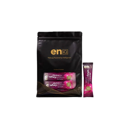 eniQ Electrolyte Whey Protein Isolate - Various Flavours (Pack of 24 or 1KG Tub)