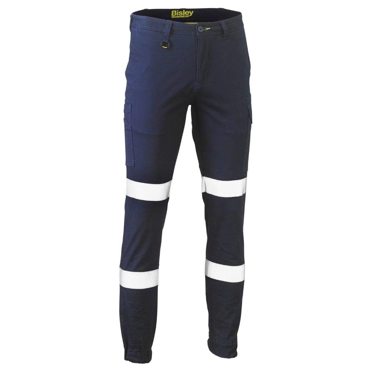 Bisley Taped Biomotion Stretch Cotton Drill Cargo Cuffed Pants