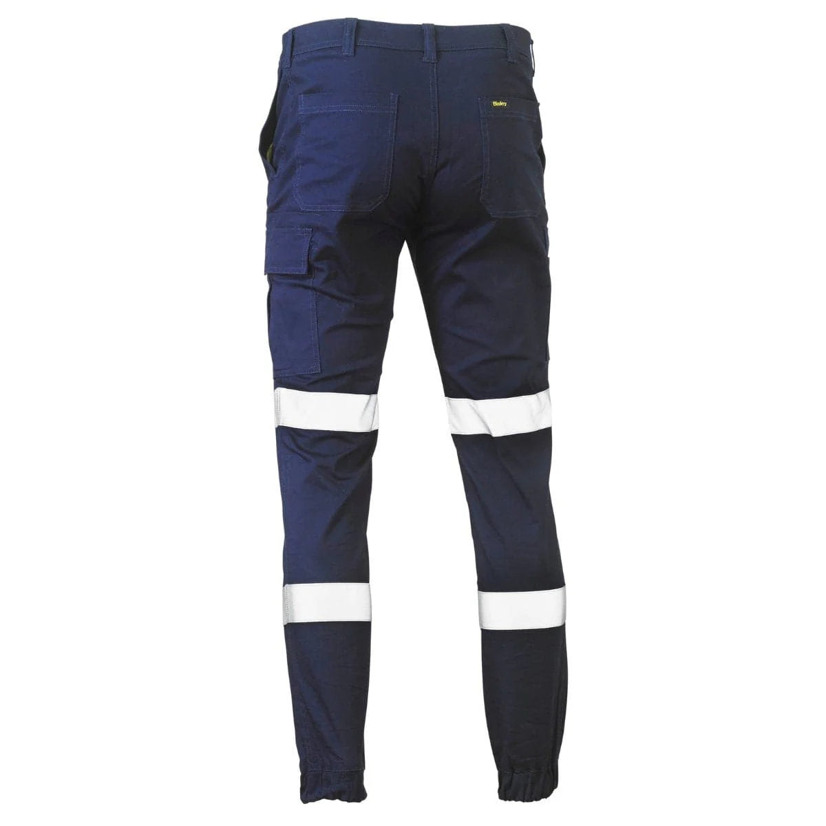 Bisley Taped Biomotion Stretch Cotton Drill Cargo Cuffed Pants