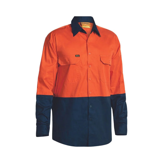 Bisley Hi Vis Cool Lightweight Drill Shirt