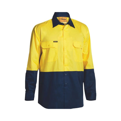 Bisley Hi Vis Cool Lightweight Drill Shirt