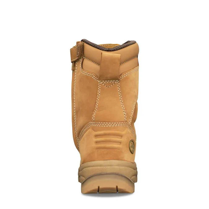 Oliver 200mm Hi-Leg Wheat Zip Sided Safety Boots 55-385
