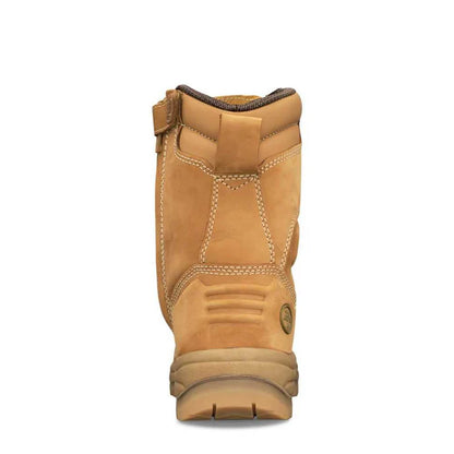 Oliver 200mm Hi-Leg Wheat Zip Sided Safety Boots 55-385